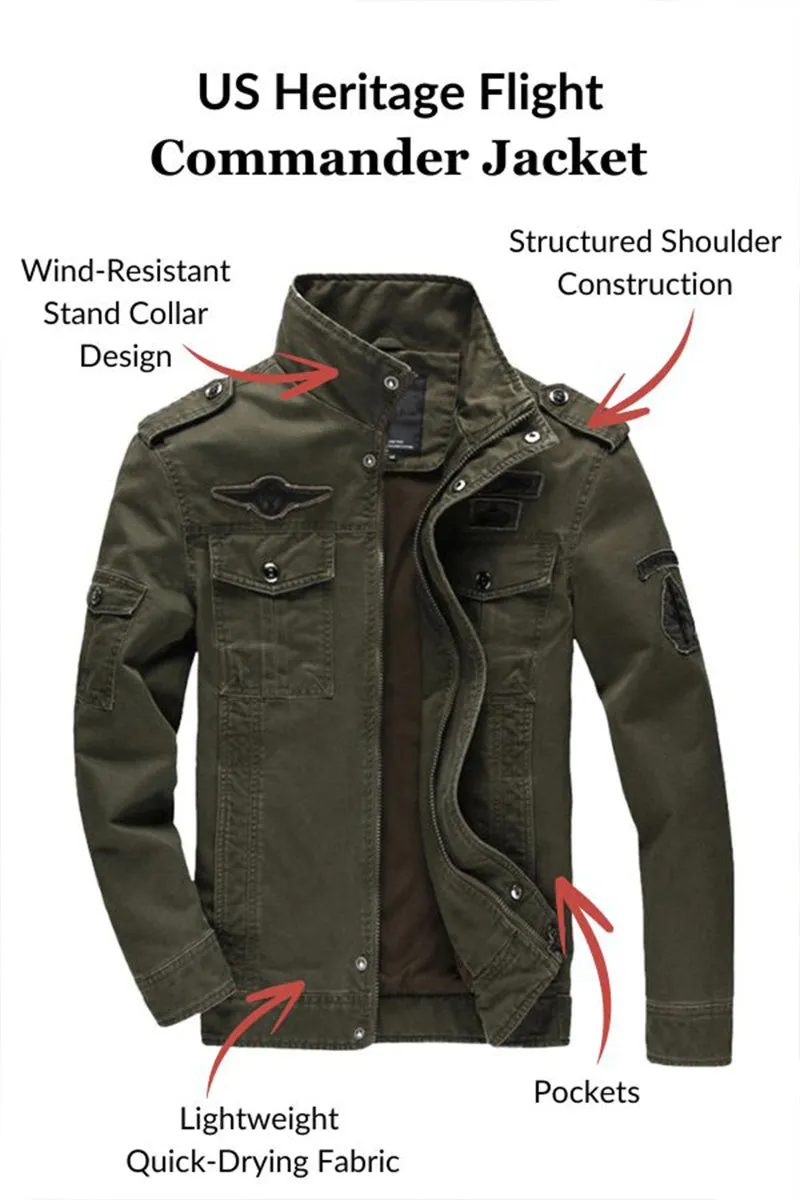 US Heritage Flight Commander Jacket