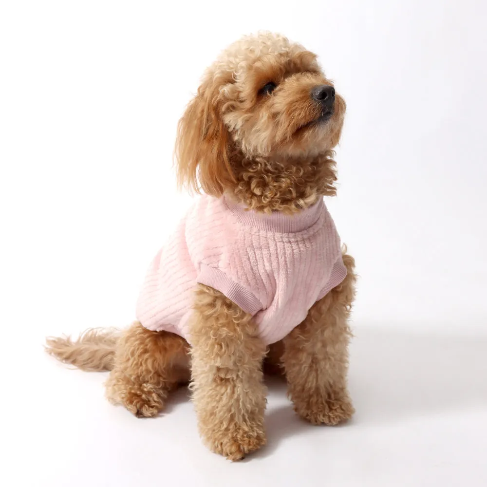 Velvet Lined Pink Corduroy Coat
