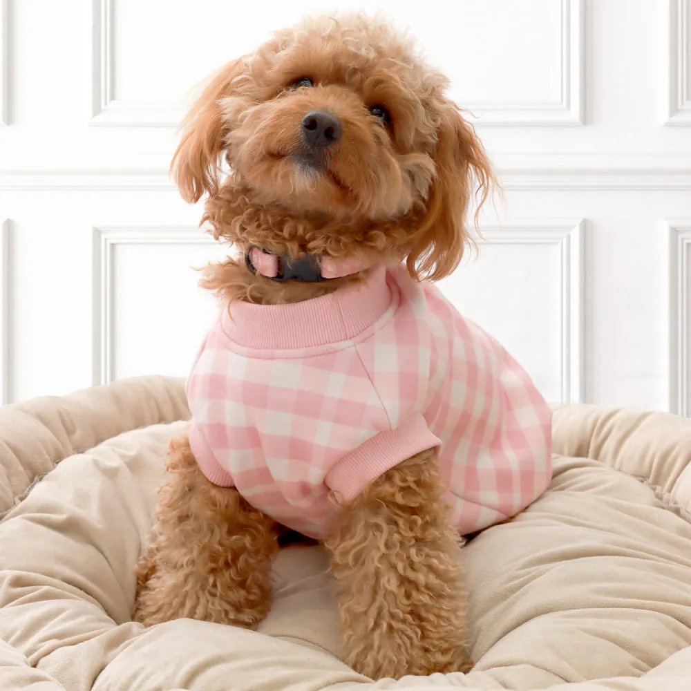 Velvet Lined Pink Gingham Coat