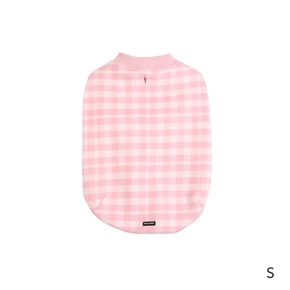 Velvet Lined Pink Gingham Coat
