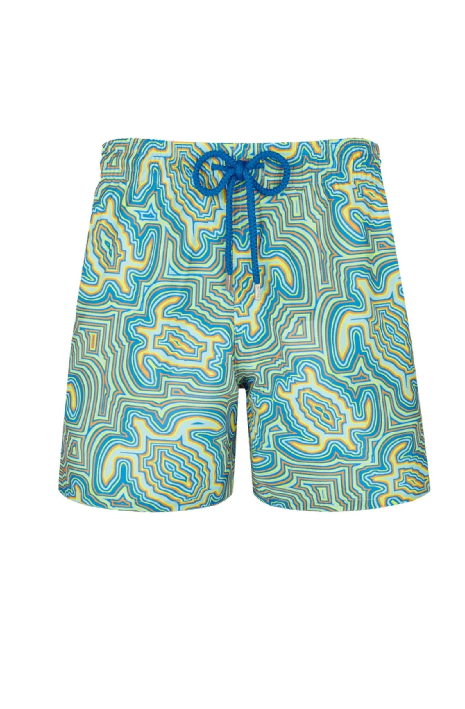 VILEBREQUIN Men Swim Shorts Ultra-Light and Packable Tortues Hypnotiques