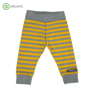 Villervalla - Comfy Pants - Stripes - Mustard