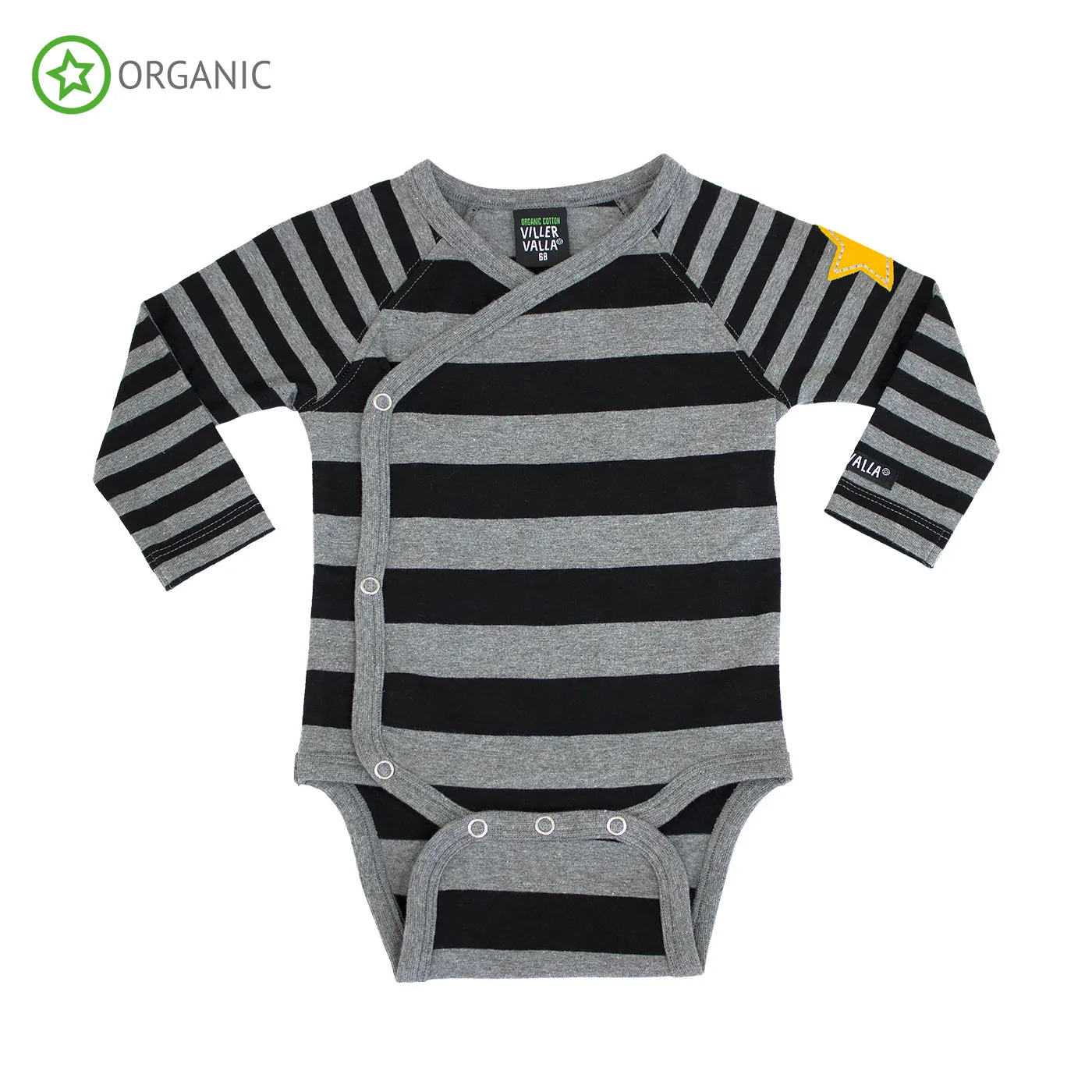 Villervalla - Wrap Body Suit - Stripes - Night