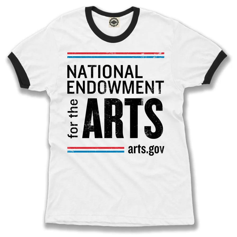 Vintage National Endowment For The Arts (NEA) Men's Ringer Tee