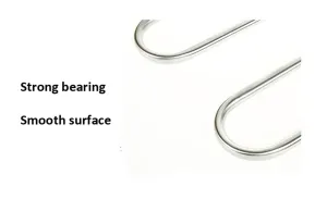Visionhome S Type 5 Layer Stainless Steel Hanger with Multi-Purpose for Pants Cloths Tie Scarf 10Pack