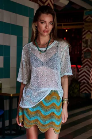 Water of Love Cotton Weave T-shirt