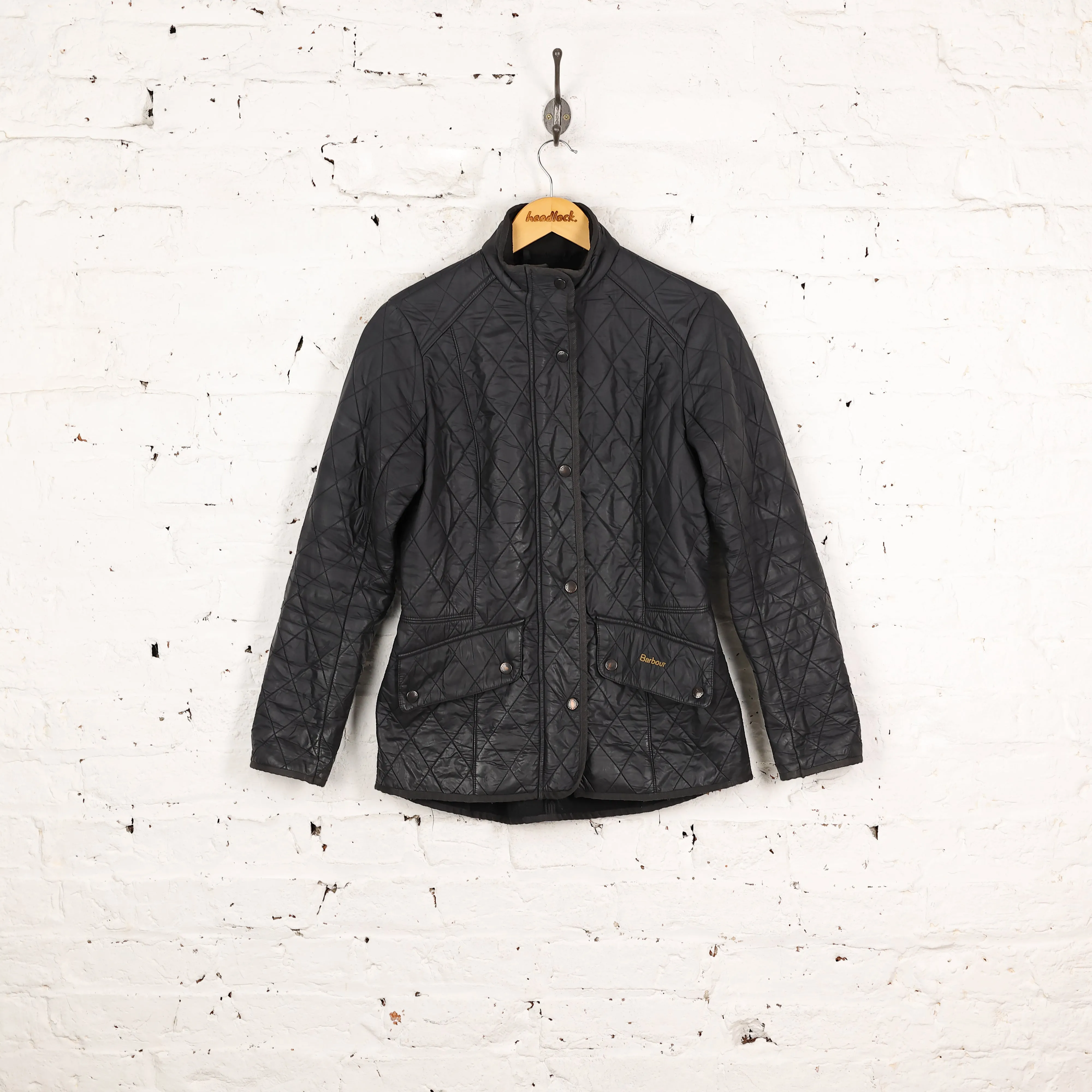 Women's Barbour Cavalary Polar Quilt Jacket - Black - Women's M