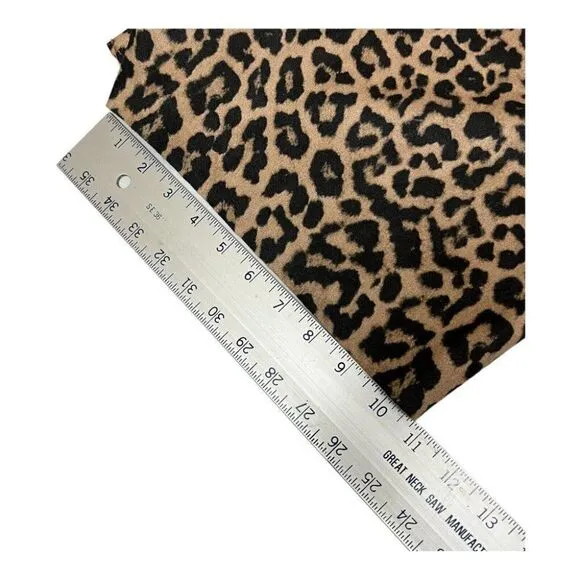 Zara Women’s XS Leopard Skort Waist Tie Animal Print Shorts Neutral Tan Classic